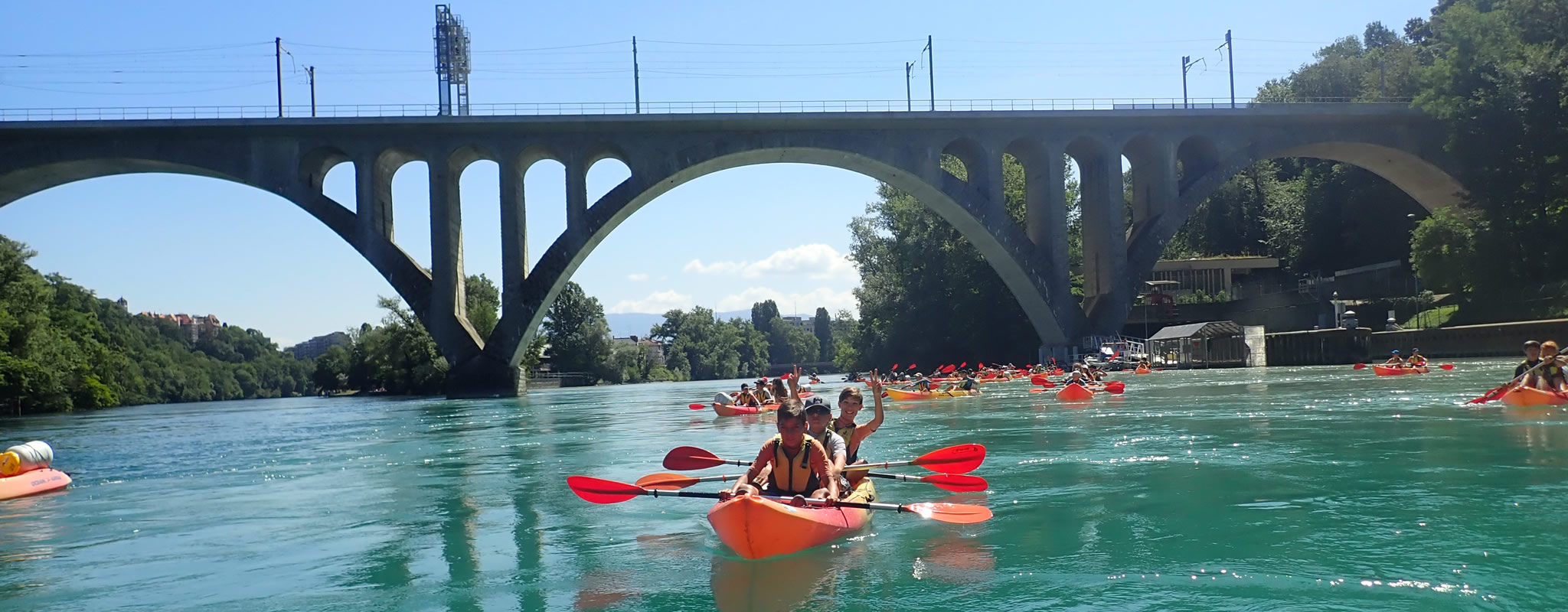 Descente du Rhône en kayak