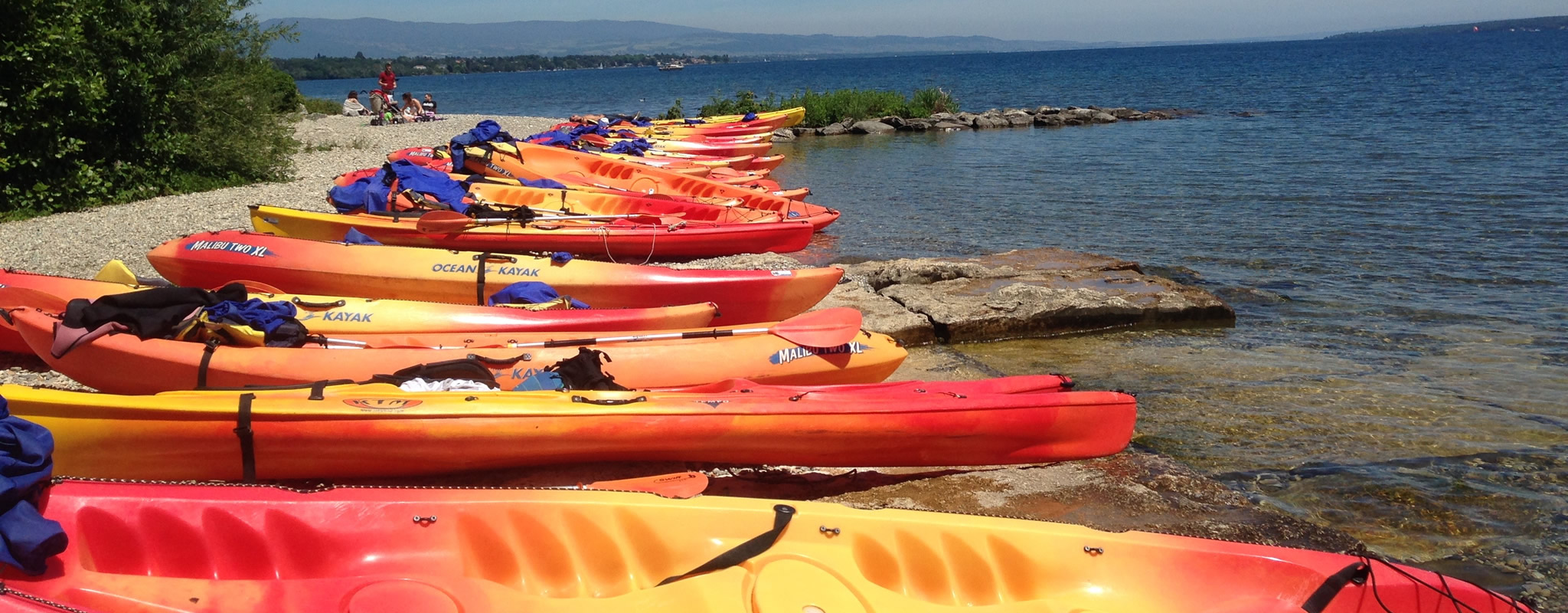Ouverture Base canoë et kayak au Vengeron